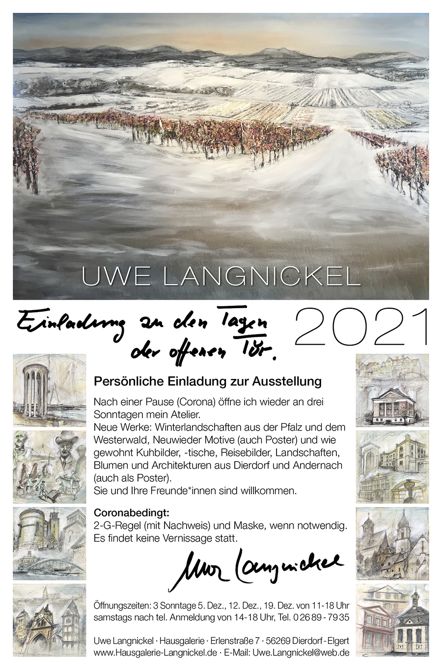 Einladung zu den Tagen der offenen Tür 2021